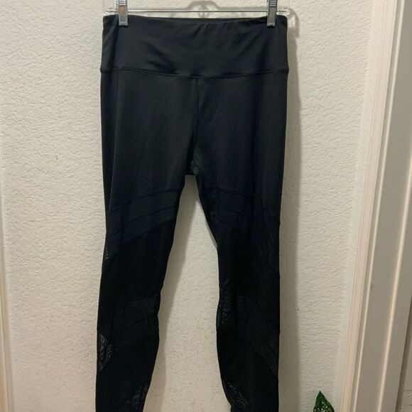 Nanette Lepore Mesh Black Leggings size M - Picture 5 of 8